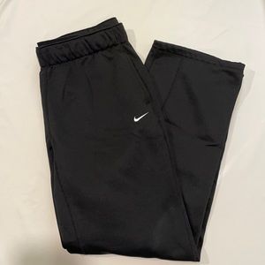 Black Therma Fit Nike sweatpants.
